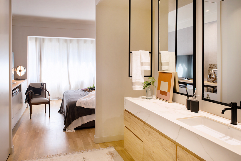 Toallas Carmen Borja y Cuadro Mariona Espinet