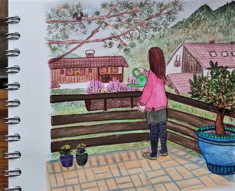 My project in Exploratory Sketchbook: Find Your Drawing Style course - Ilustración tradicional