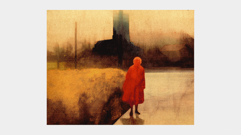 Artist and illustrator Owen Gent designs eye-catching book covers for well-known publishers. 