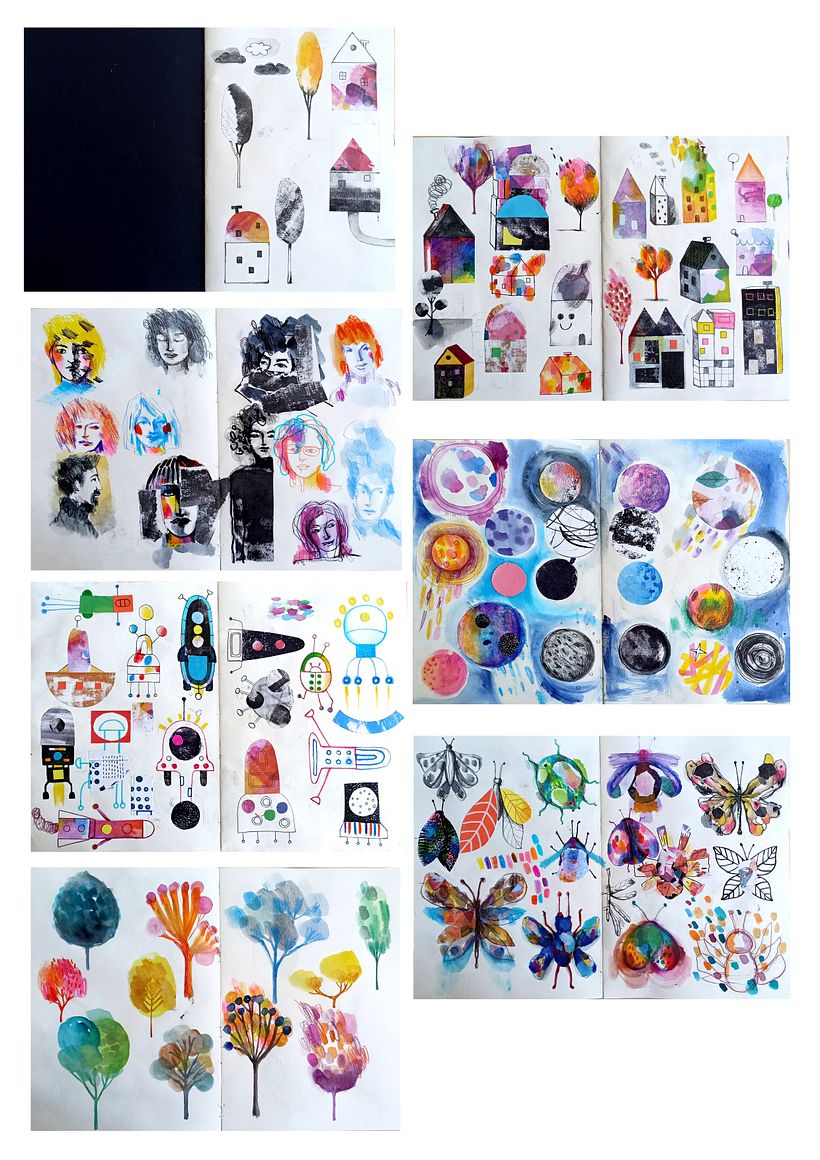 My project in Illustration Techniques to Unlock your Creativity course 2