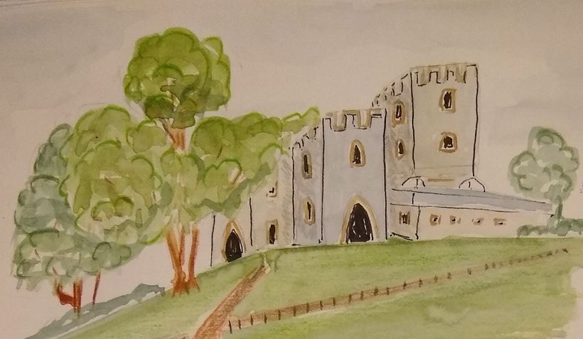 Day 19 Castle. Hedsor Towers is the nearest we have to a castle where I live.