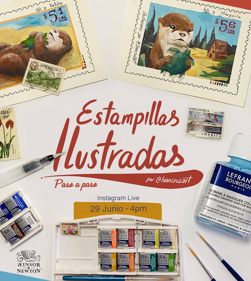 Estampillas ilustradas 1