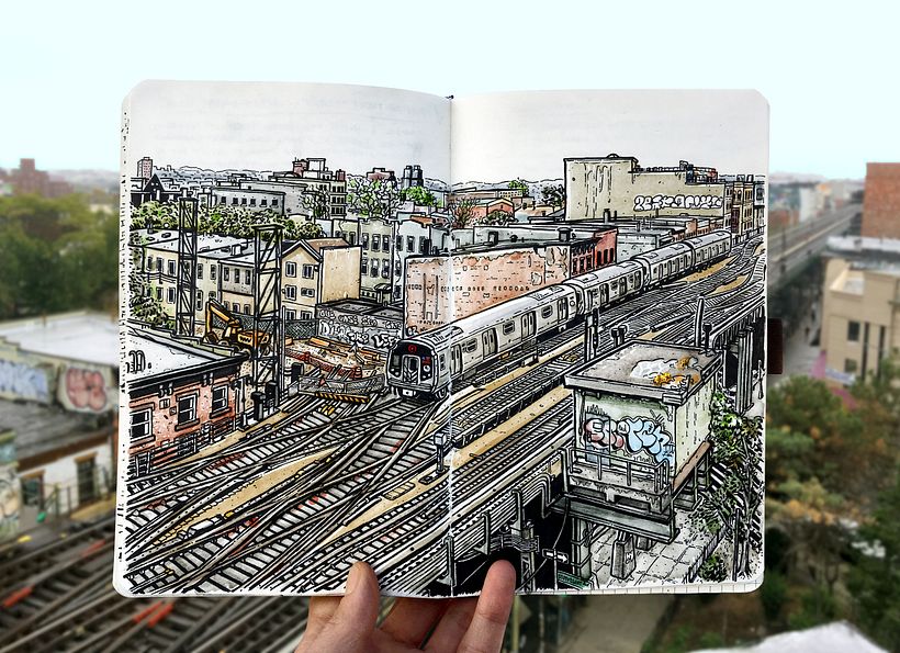 Myrtle Ave & Broadway, Brooklyn