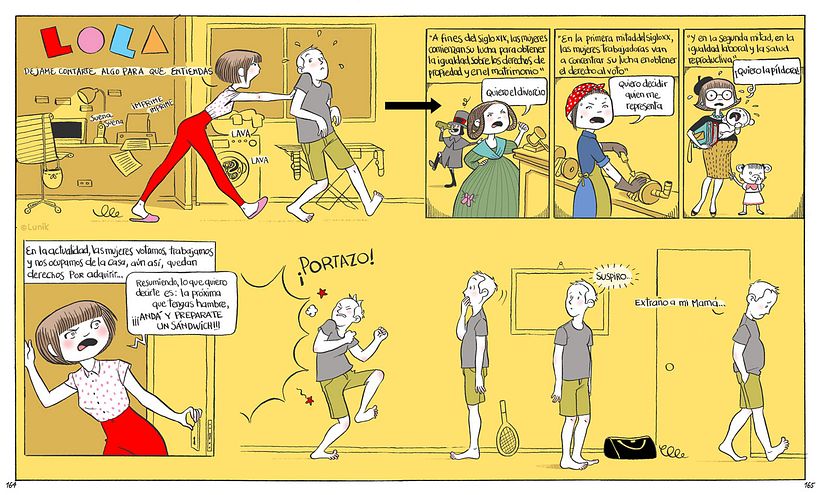 Fragmento de Lola, de Alejandra Lunik. 