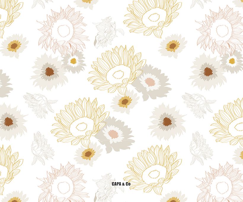 CUCOS BABY 'GIRASOLES' - Geleneksel illüstrasyon