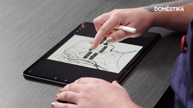 On completing your outline, use the Three fingers down shortcut, click Copy all, then Paste.