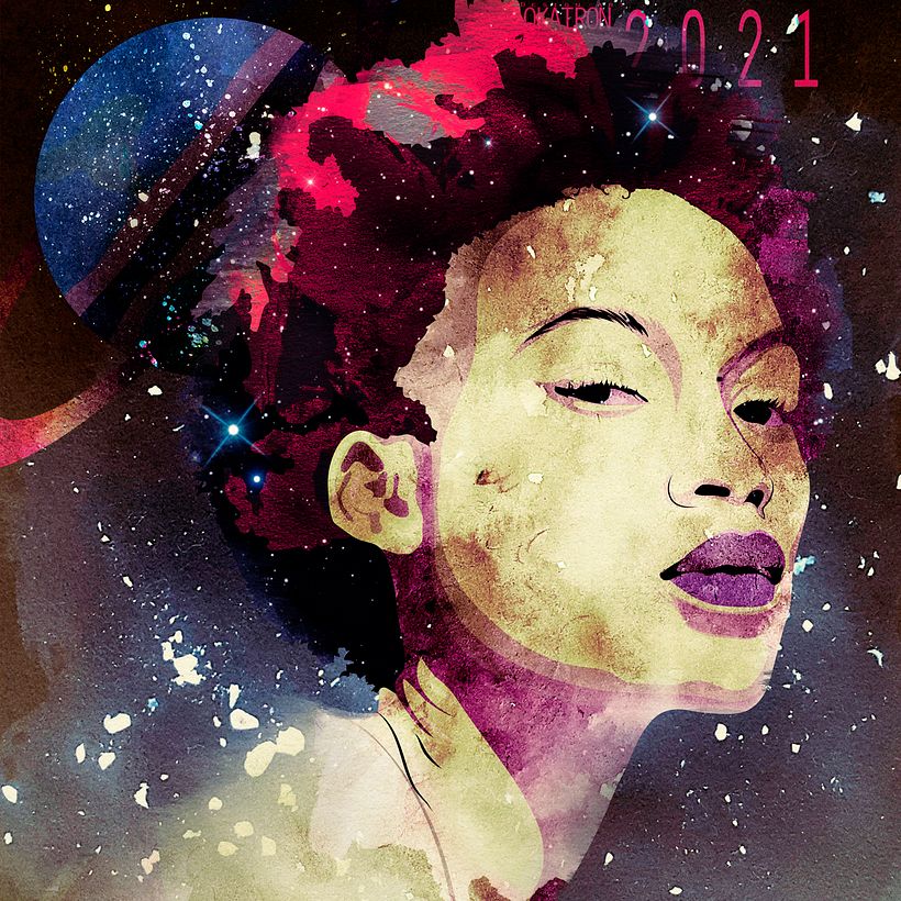 Mi Proyecto del curso: Retrato vectorial con texturas manuales 7