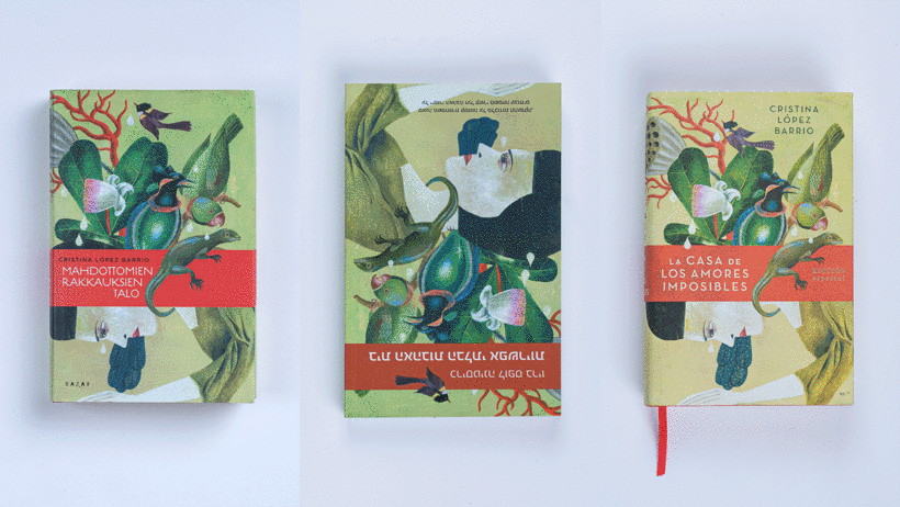 Las novelas de Cristina, traducidas a 15 idiomas y publicadas en 22 países. 