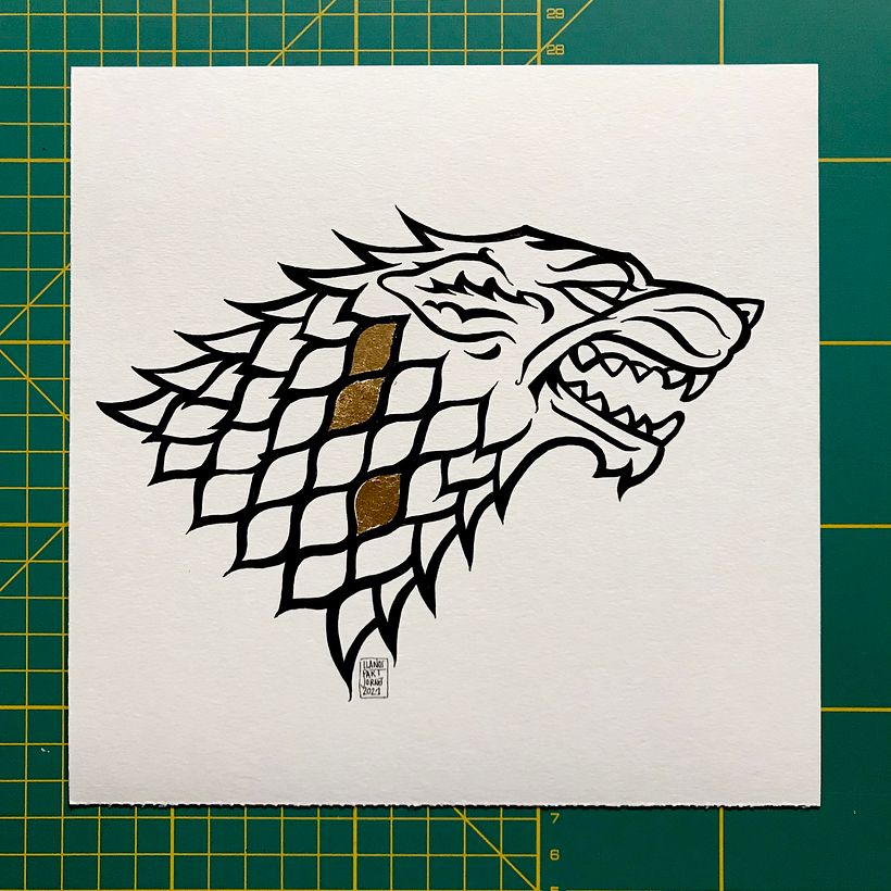 DIA 22 LOBO. Casa Starks GOT