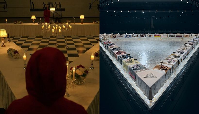Le diner de Judy Chigado dans Squid Game.