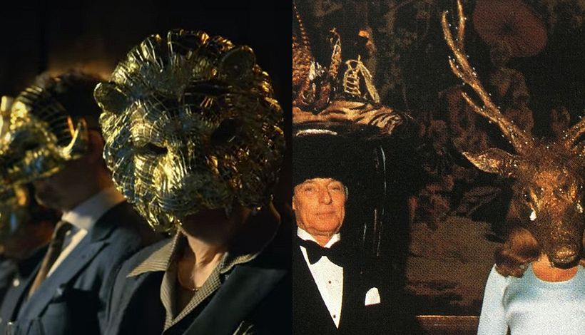 Un clin d'œil aux fêtes extravagantes des Rothschild.