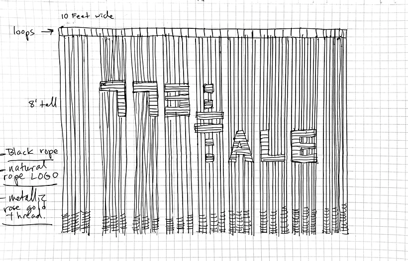 My original sketch for the Tell Tale design.