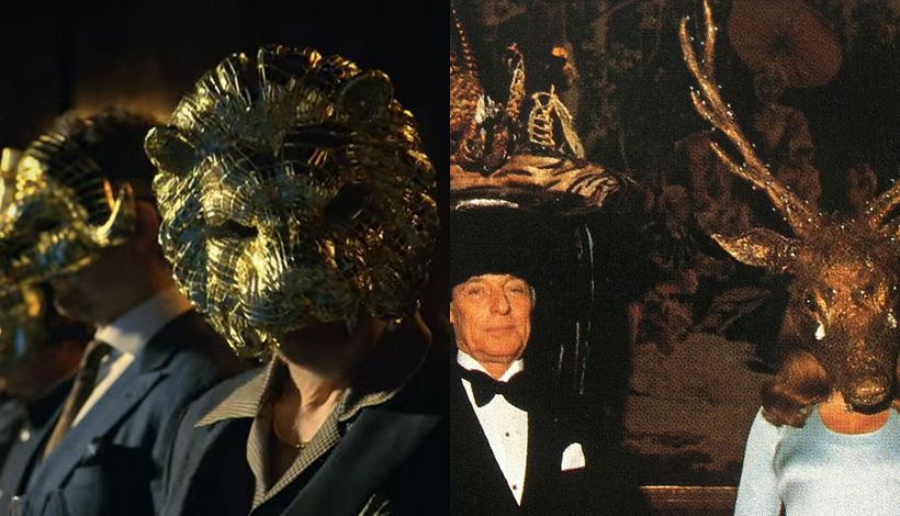 A nod to the extravagant Rothschild Surrealist Ball.