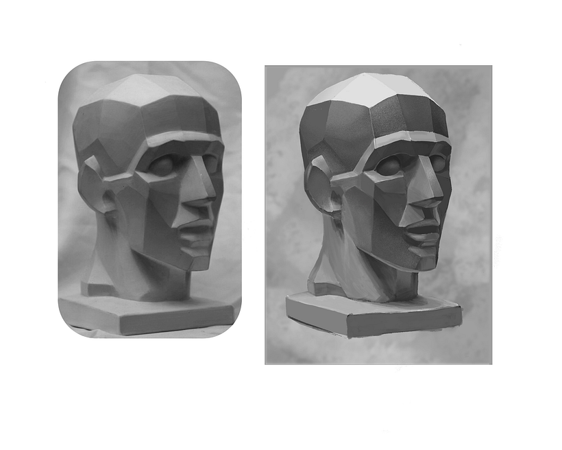 Head sculpture
