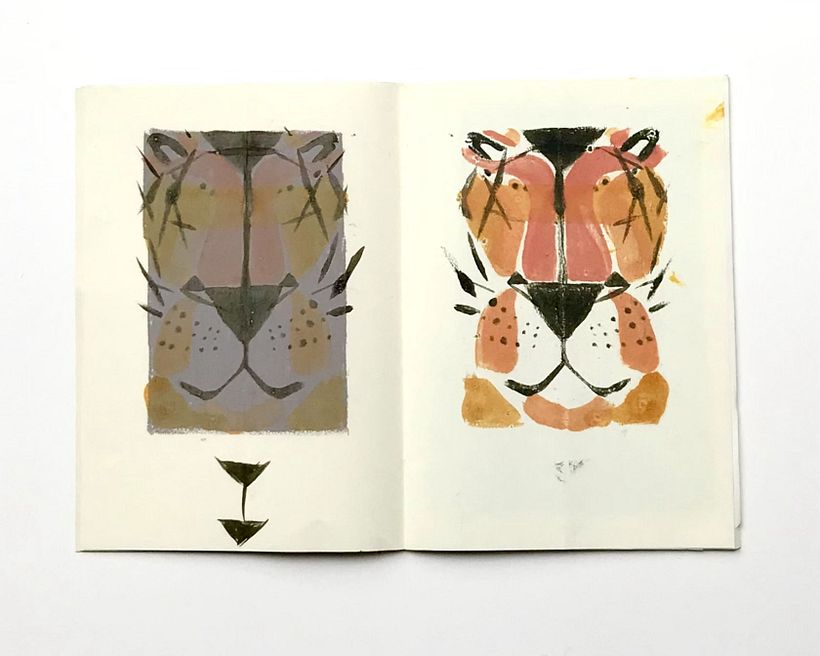Monotype printing without a press