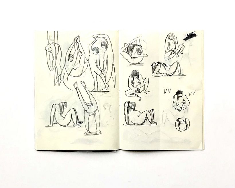 Figure drawings from imagination