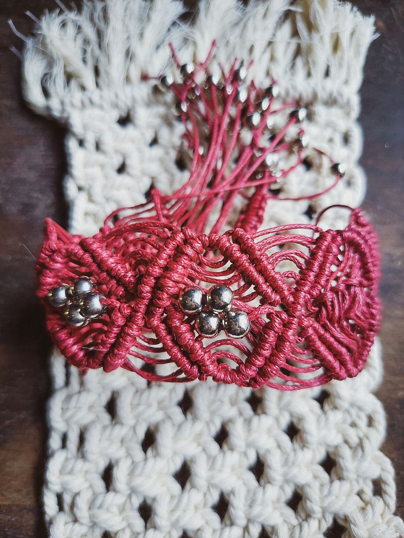 My project in Macramé Jewelry course 4