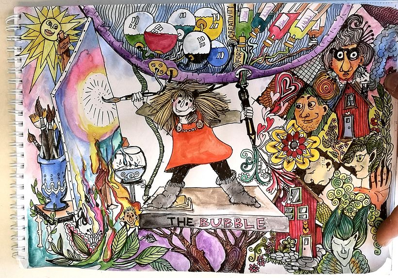 My project in The Art of Sketching: Transform Your Doodles into Art course 3