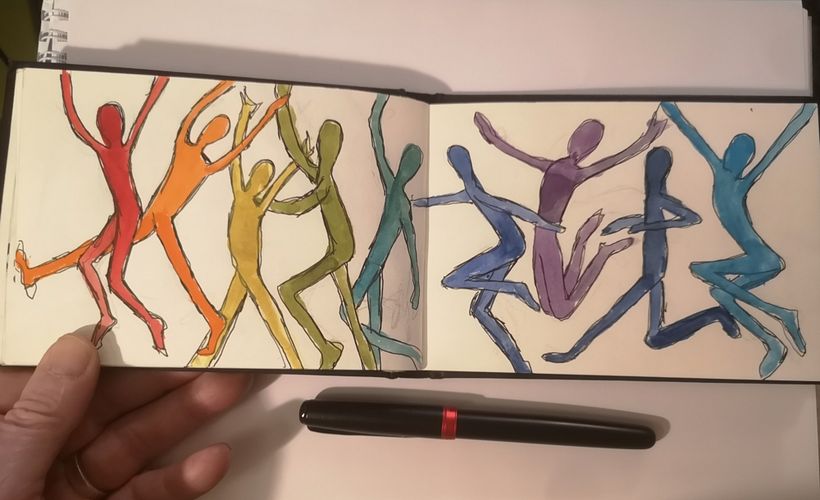 My project in The Art of Sketching: Transform Your Doodles into Art course 5