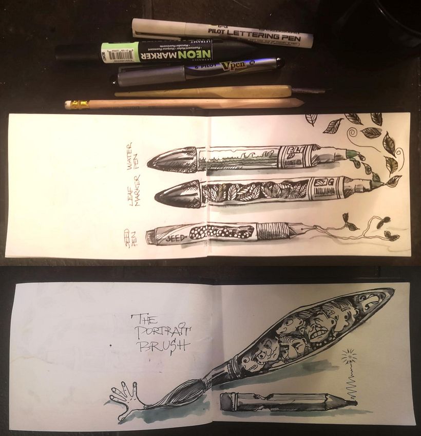 My project in The Art of Sketching: Transform Your Doodles into Art course 6