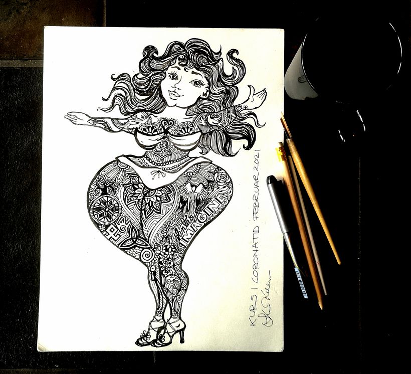 My project in The Art of Sketching: Transform Your Doodles into Art course 7
