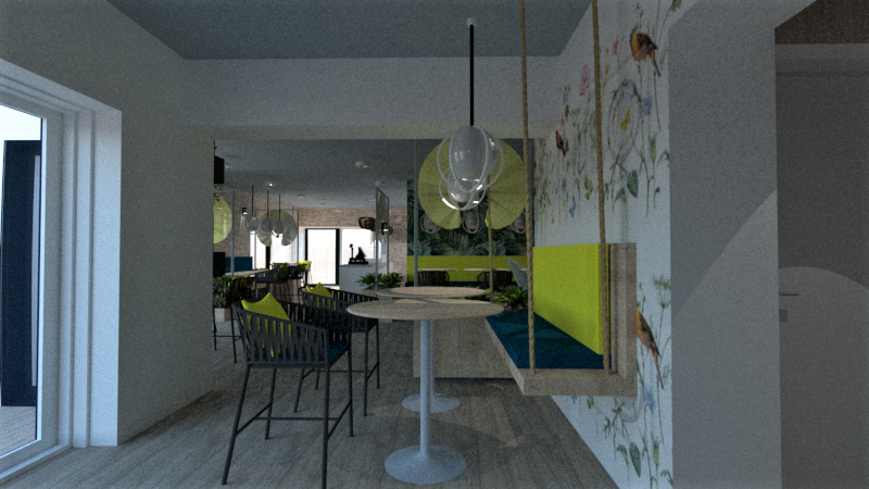 My project in Introduction to Sensory Interior Design course 16