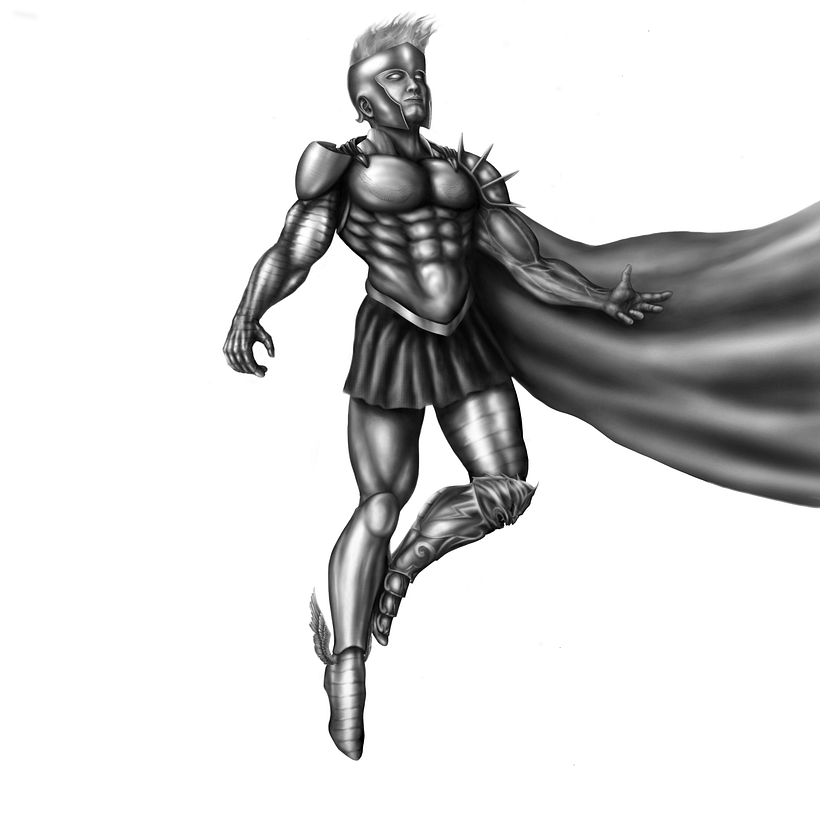 Mi Proyecto del curso: Ilustración para cómics: anatomía de un superhéroe 6