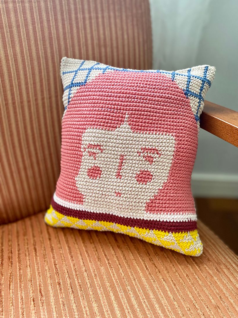 Meu projeto do curso: Tapestry: técnica de crochê para desenhar com linha 1
