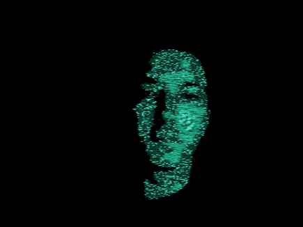 Finally, a developer friend helped me plug a webcam stream into the bitmap processing tool we built :)