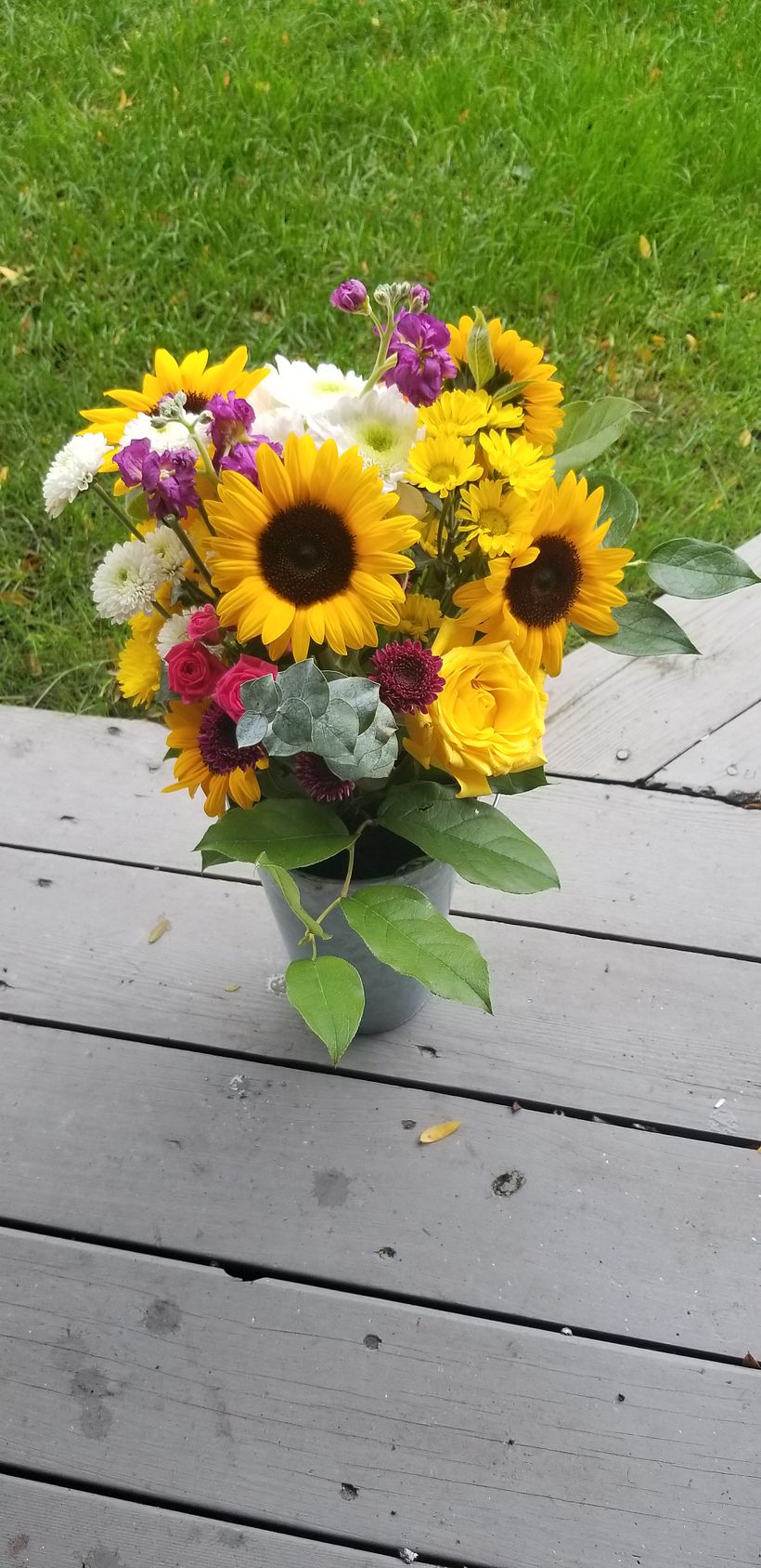 Handtied Bouquet - before adjustments