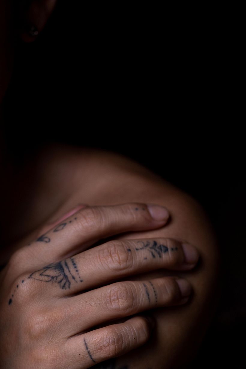 Autoretrato- detalhes