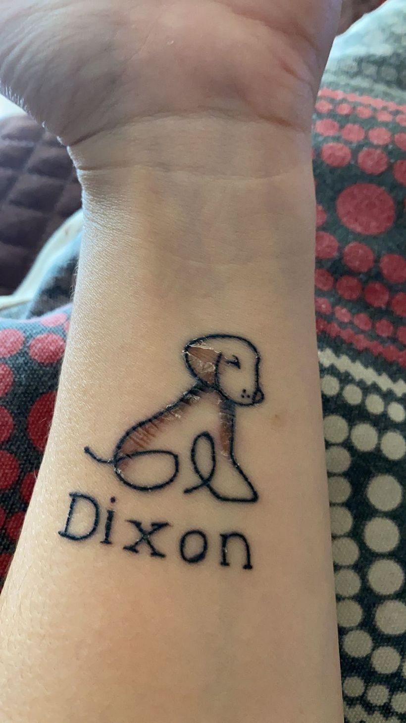 tatuaje una semana después de su realización 