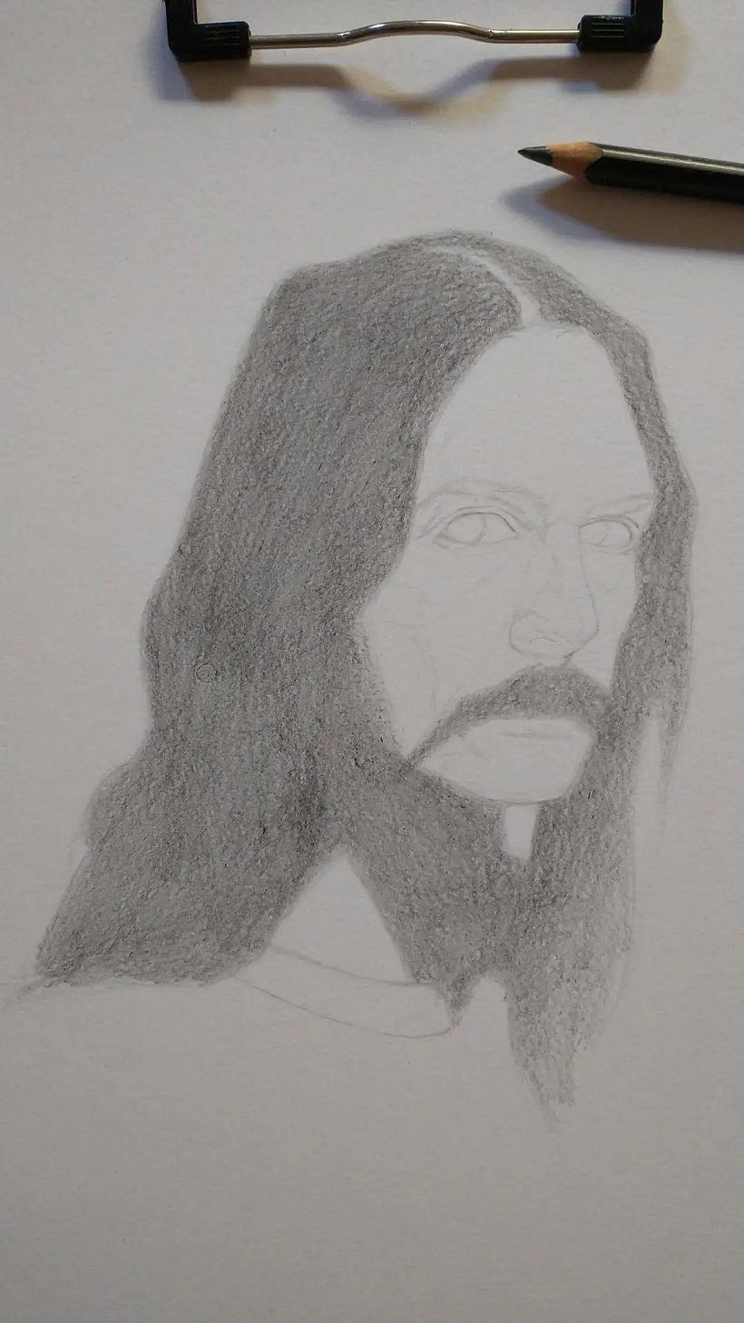 Meu projeto: Realistic Portrait with Graphite Pencil course 3