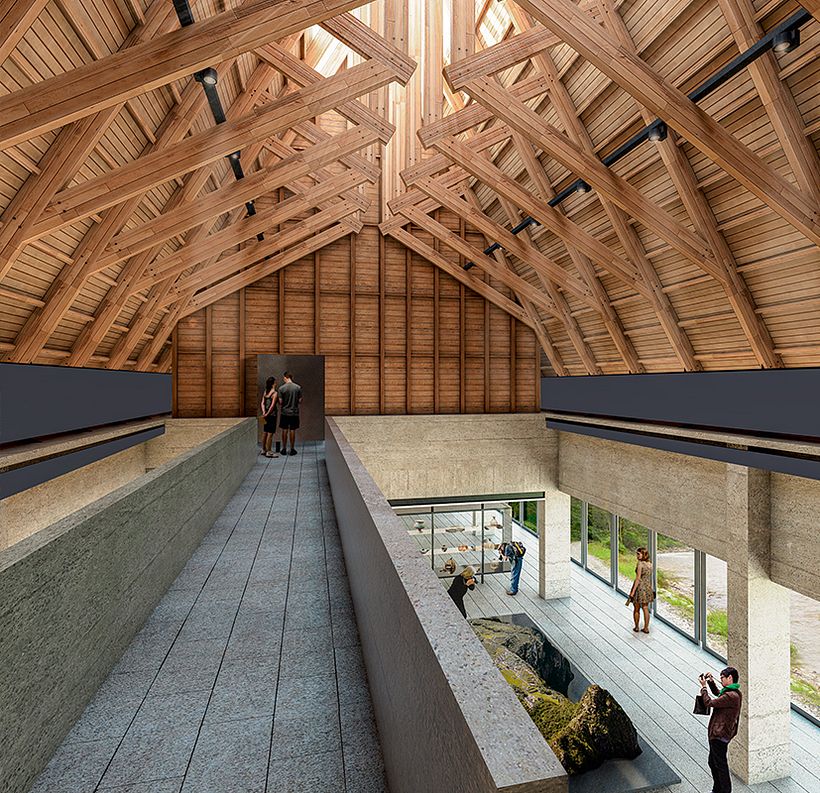 Centro de visitantes de Machu Picchu (MAPI), de Michelle Llona. Obra en proceso de construcción.