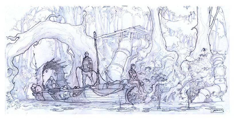 Canoa Boceto