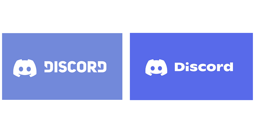 Minor adjustments were made to the new Discord logo, right.