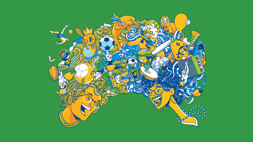 Digital illustrations by Rogério Puhl.