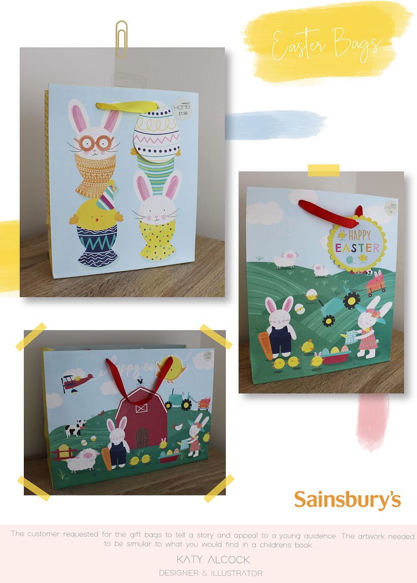 Sainsbury's 'Easter' Gift Bag Range 