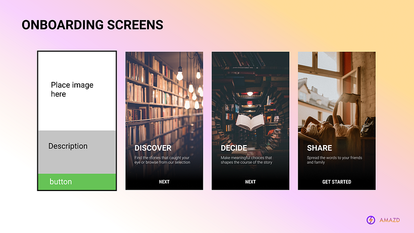 Onboarding/Welcome Screens