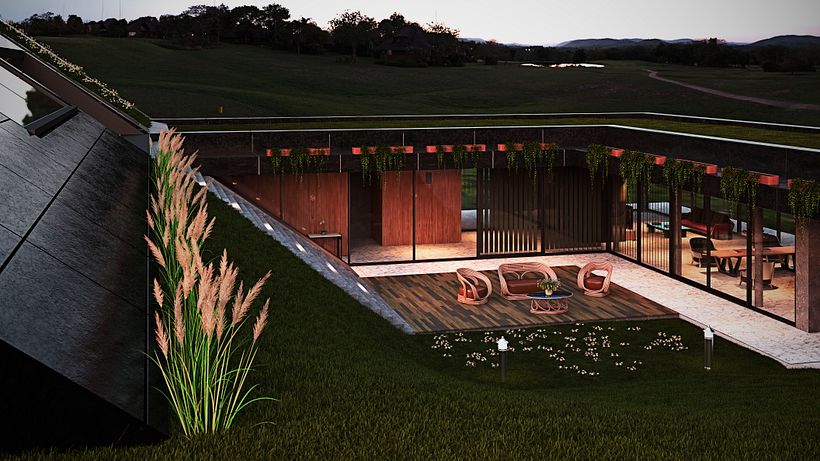 Trabajo final render arquitectonico, he prescindido de algunos efectos ya que no quedaban muy bien en esta toma en concreto.