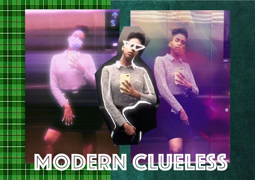 Aquí realize una combinación inspirada en Clueless pero en los tiempos actuales.