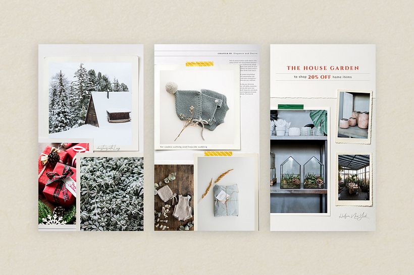 Paper Moodboard - Social Kit 6