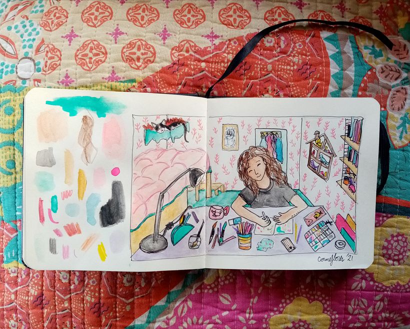 Mi Proyecto del curso: Sketchbook para explorar tu estilo de dibujo 4