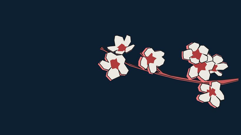 data illustration "the Japanese seasonal calendar" 6