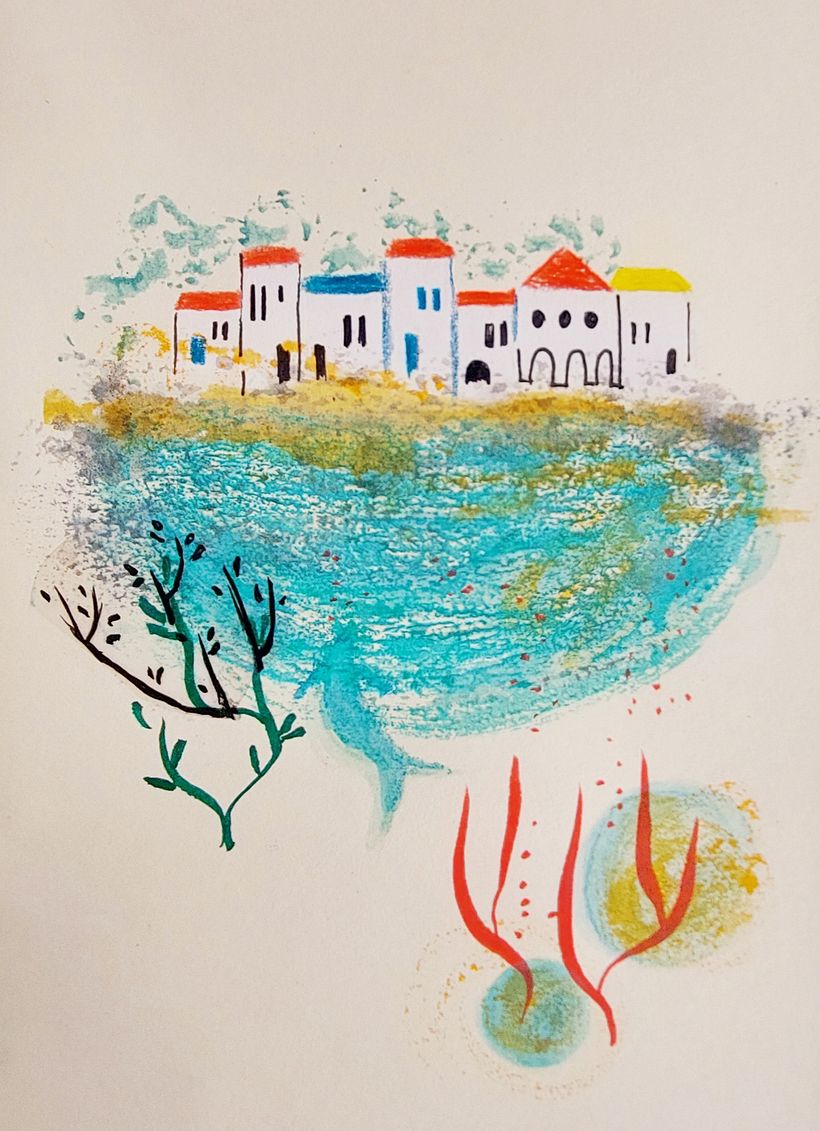 My project in Experimental Illustration with India Ink and Acrylics course 6