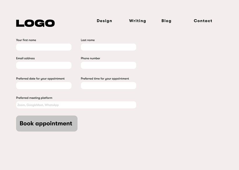 My project in Introduction to UX Writing course 5
