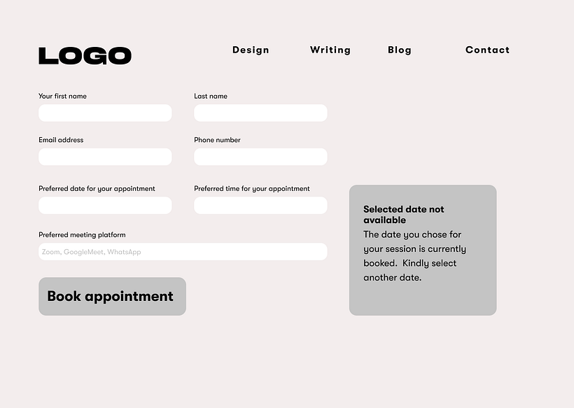 My project in Introduction to UX Writing course 10