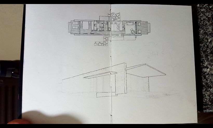Meu projeto do curso: Ilustração artística de arquitetura à mão livre 1