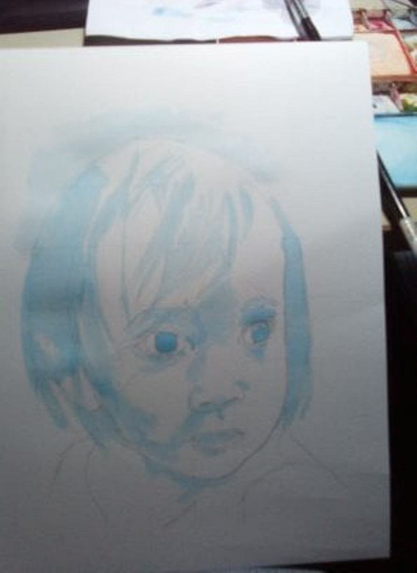 My project in Artistic Portrait with Watercolors course 2