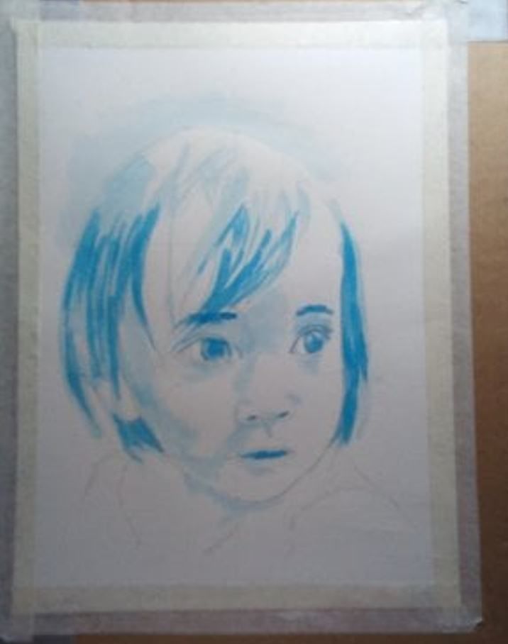 My project in Artistic Portrait with Watercolors course 3